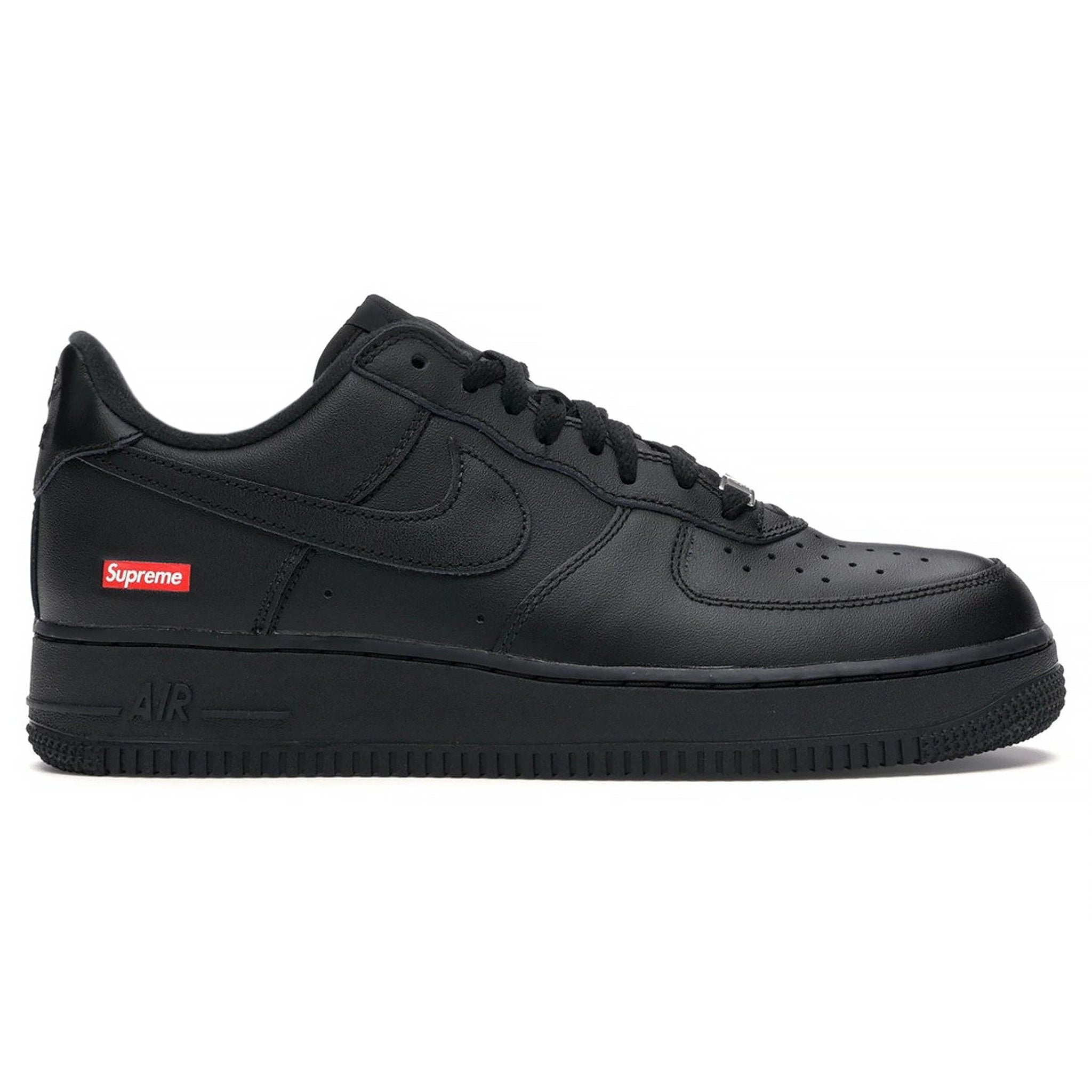 Image of Nike x Supreme Air Force 1 Low Black Box Logo